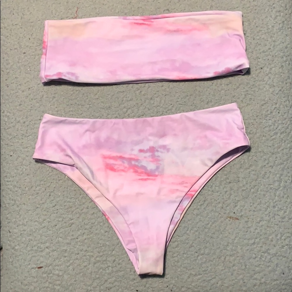 High waisted swimsuit